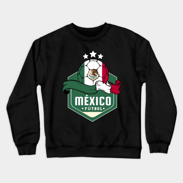 Mexico Futbol Crewneck Sweatshirt by footballomatic